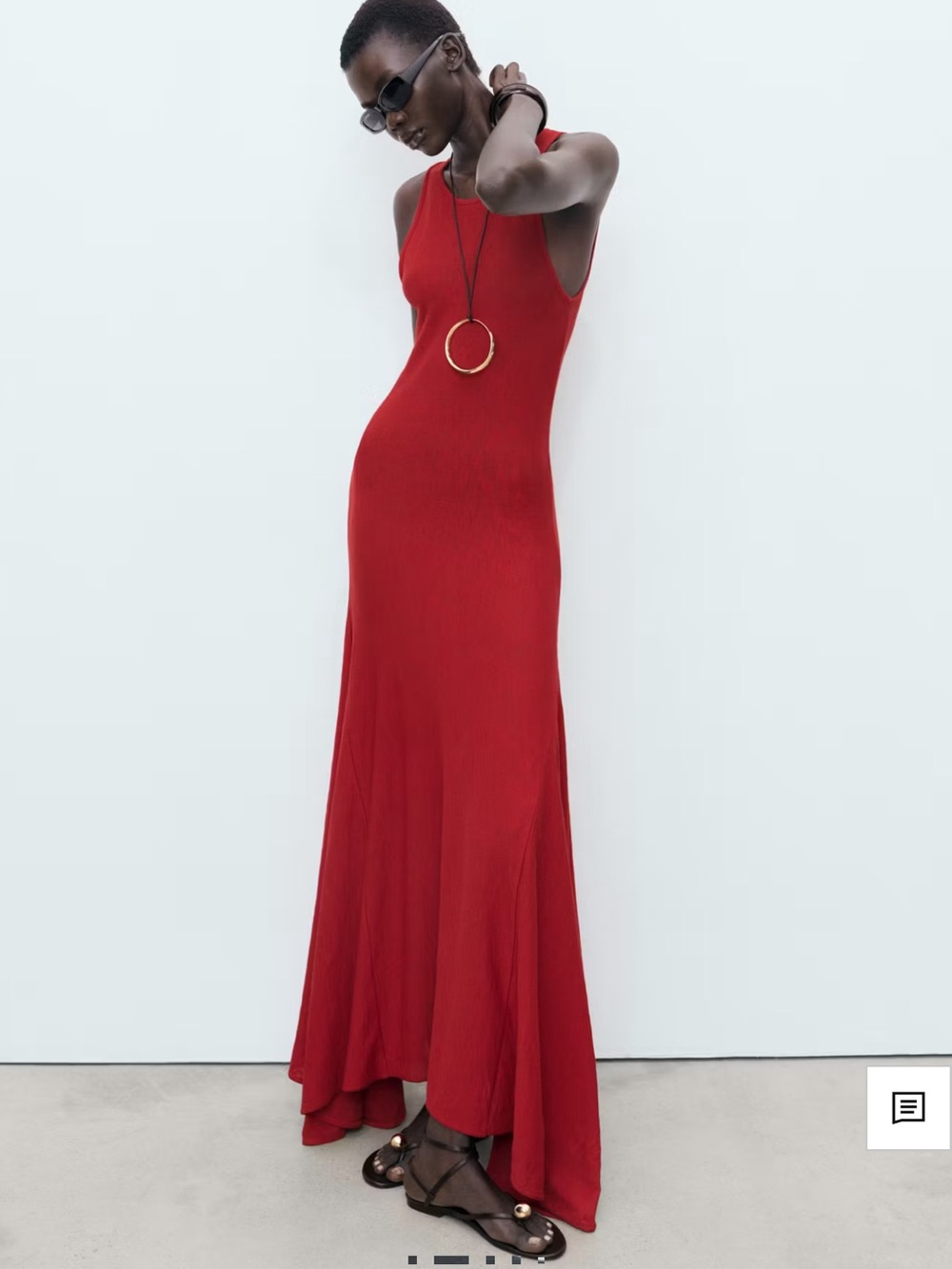 MANGO ASYMMETRICAL LOW-KNIT DRESS